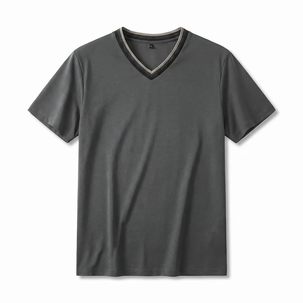Randolph Crewneck T-Shirt - Color:Charcoal;Size:M
