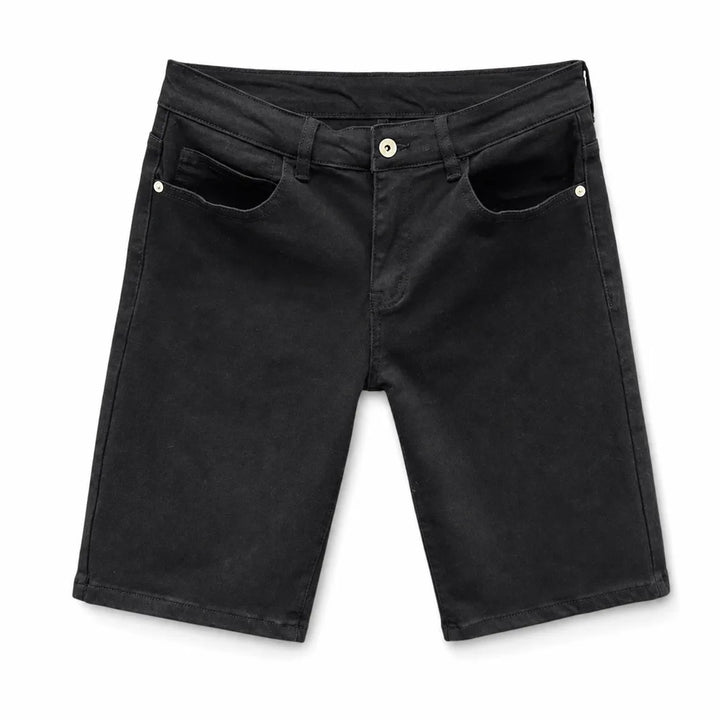 Redford Cotton Shorts - Color:Black;Size:28