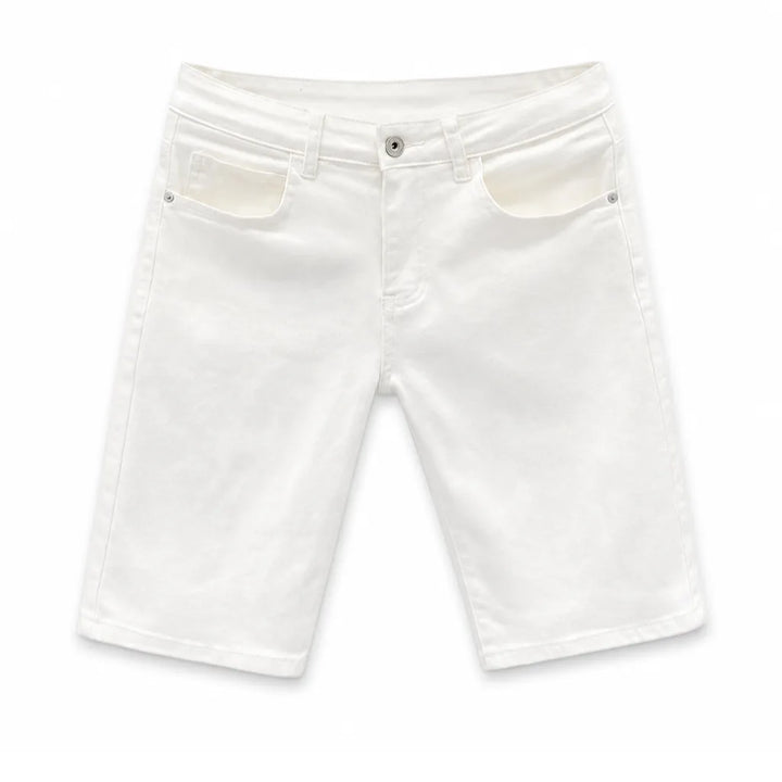Redford Cotton Shorts - Color:White;Size:28