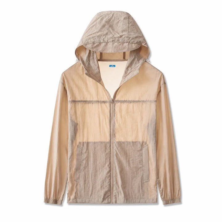 Ryan Hooded Jacket - Color:Khaki;Size:XS