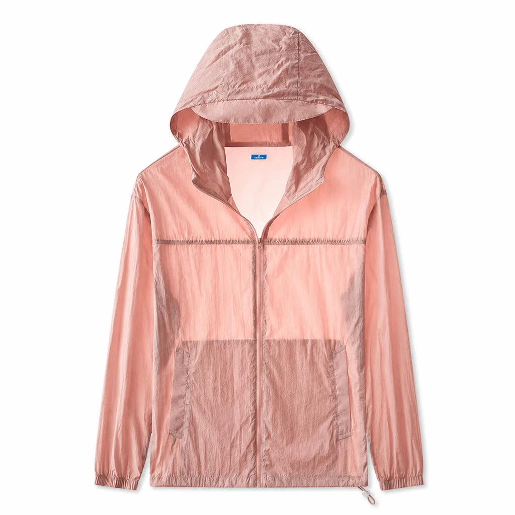 Ryan Hooded Jacket - Color:Pink;Size:XS