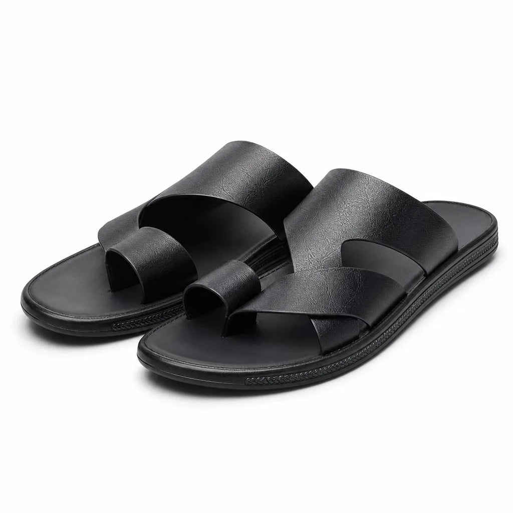 Ryan Mule Sandals - Color:Black;Size:38