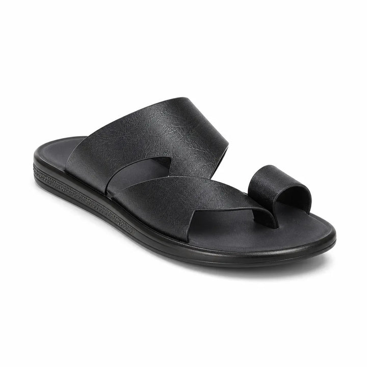 Black Laurel Mesh Mule Sandals 1