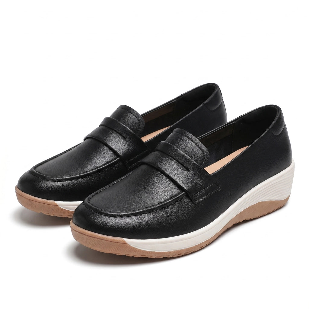 Sabrina Miller Slip-On Loafers - Color:Black;Size:35