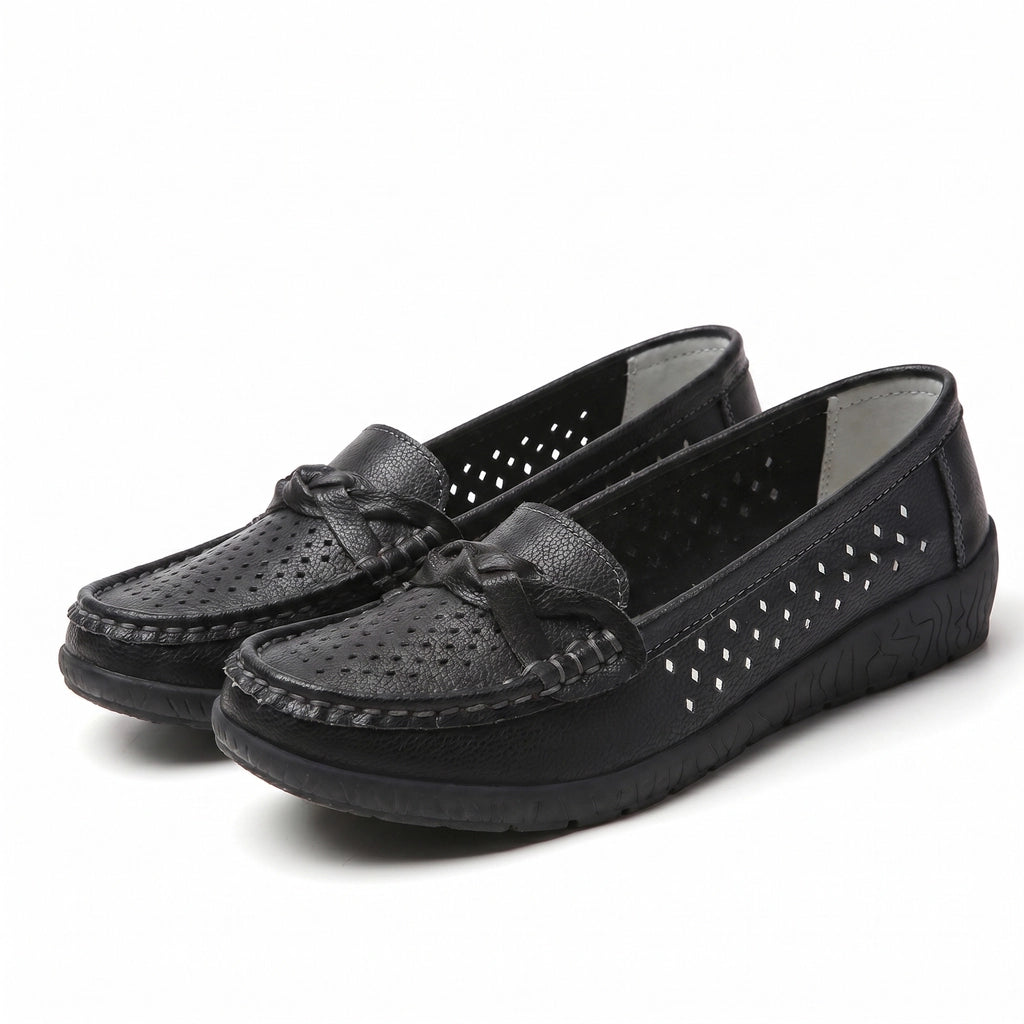 Samantha Slip-On Loafers - Color:Black;Size:35