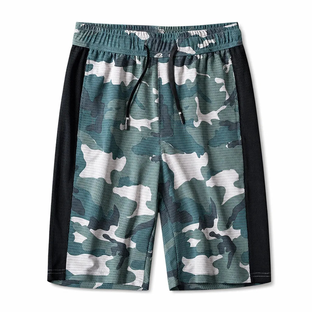 Samuel Mesh Sport Shorts - Color:Army Green;Size:S