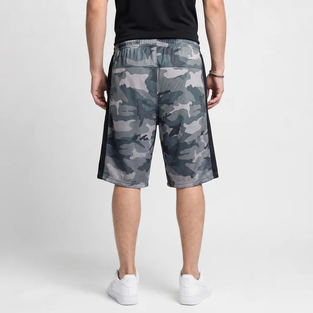 Men's Camo Army Green Brewster Mesh Sport Shorts