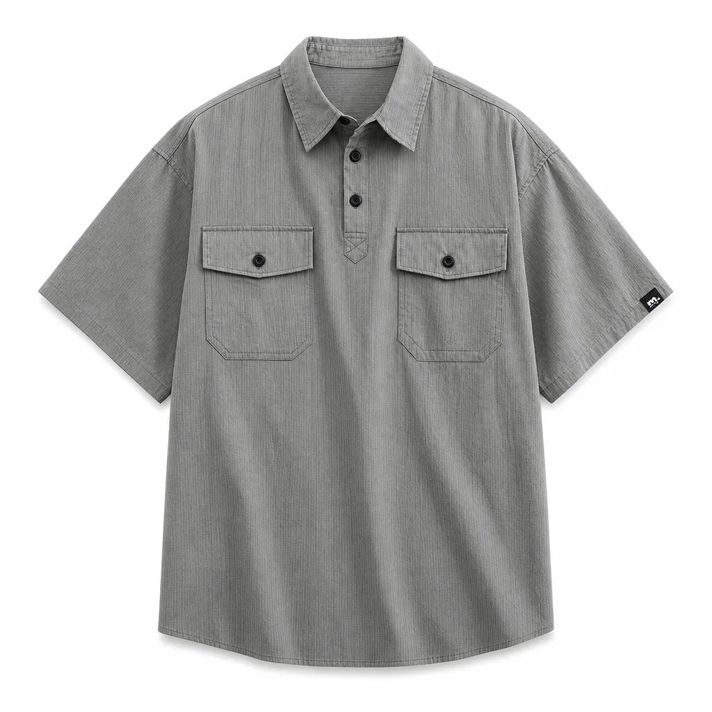 Samuel Polo Shirt - Color:Gray;Size:S
