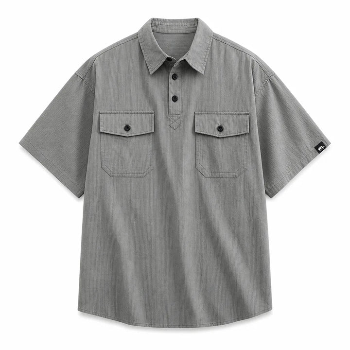 Samuel Polo Shirt - Color:Gray;Size:S