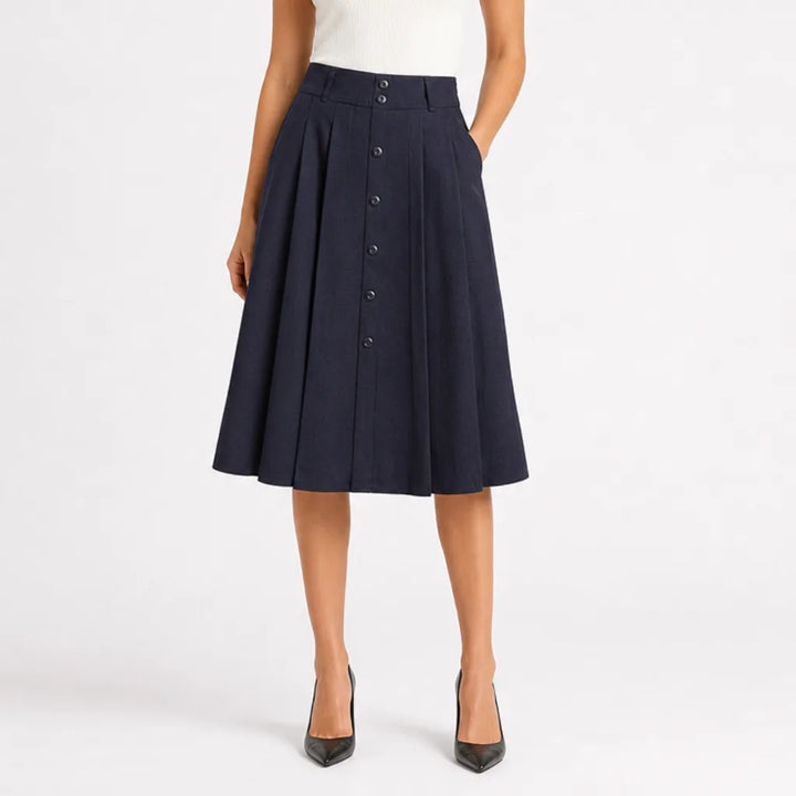 Women's Corwin Pleated Midi Skirt