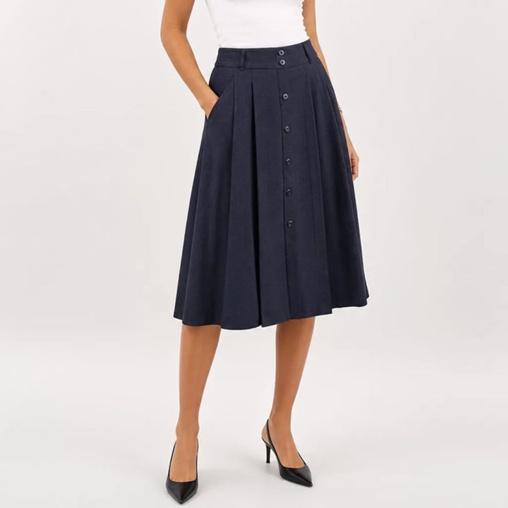 Women's Corwin Pleated Midi Skirt