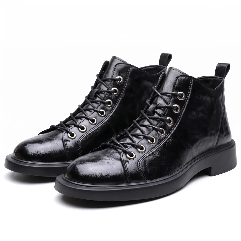 Men's Black Pomeroy Mid Lace-Up Boots