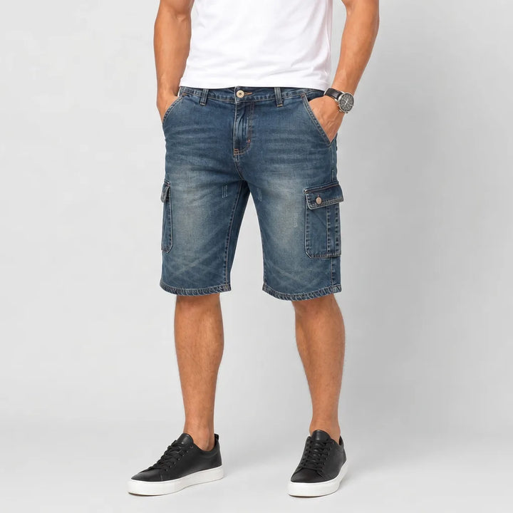 Men's Constance Distressed Cargo Jeans
