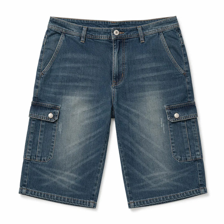Sebastian Cargo Shorts - Color:Blue;Size:28