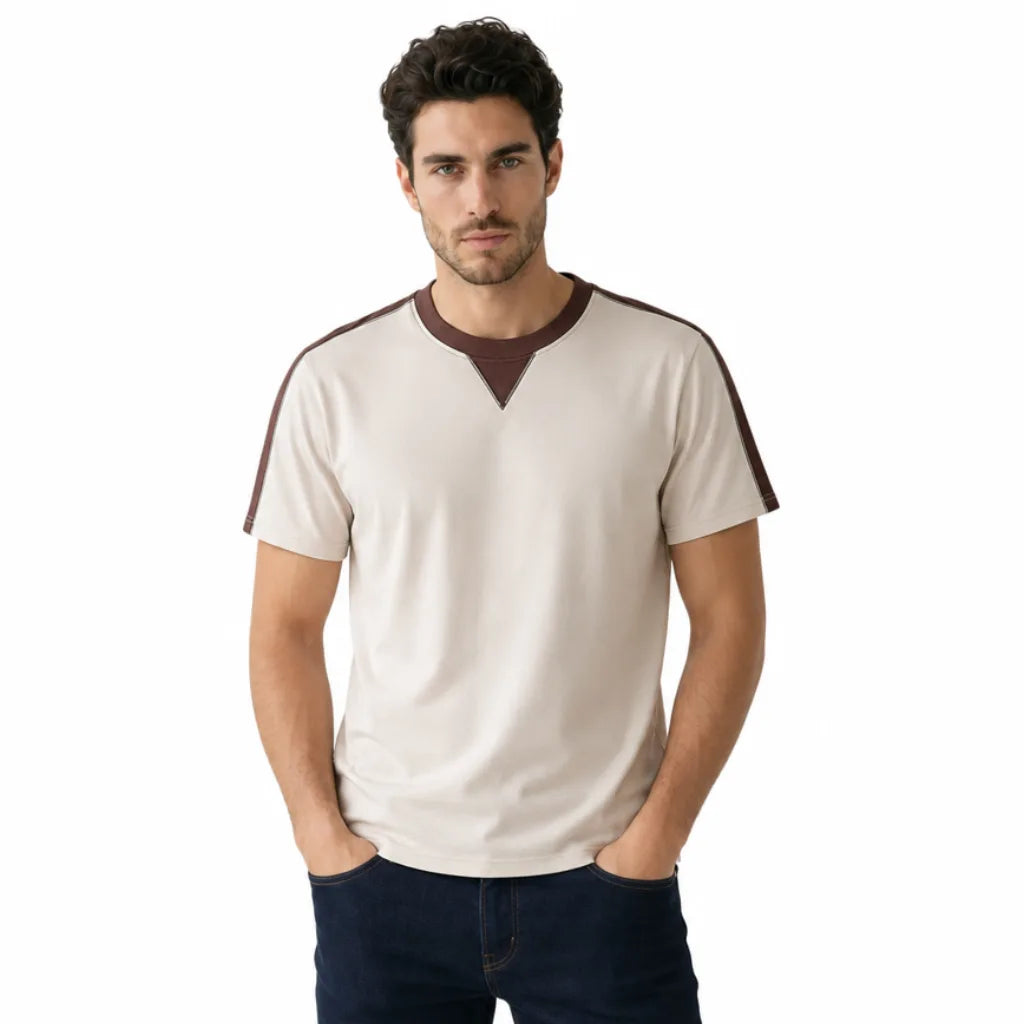 Men's Parsons Contrast Crew Neck Tee