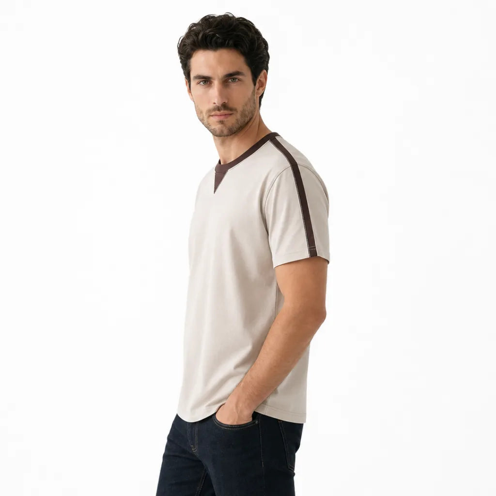 Men's Parsons Contrast Crew Neck Tee
