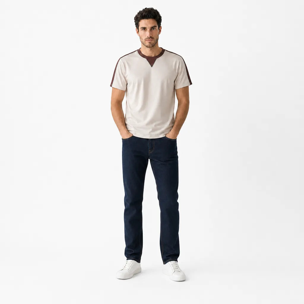 Men's Parsons Contrast Crew Neck Tee