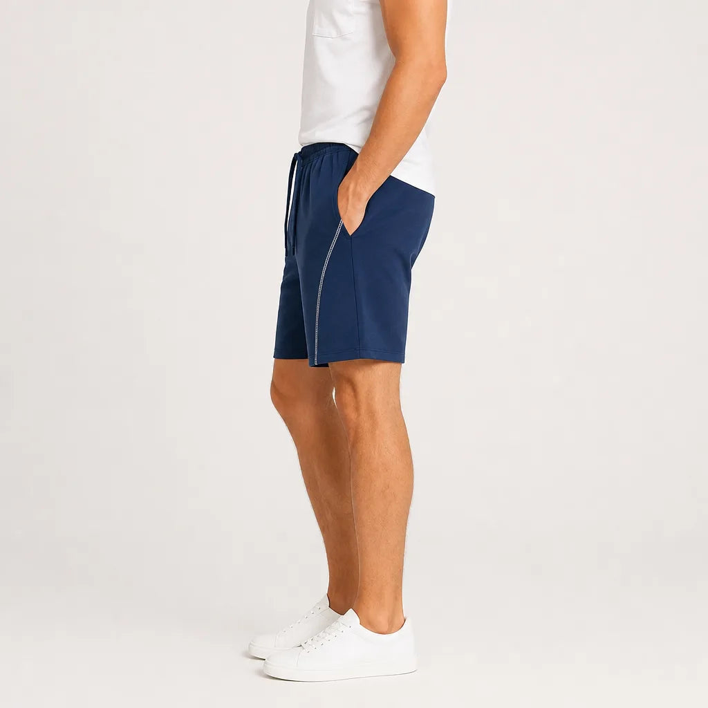 Men's Orion Paneled Cotton Shorts