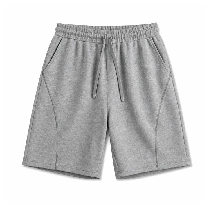 Sebastian Paneled Cotton Shorts - Color:Gray;Size:S