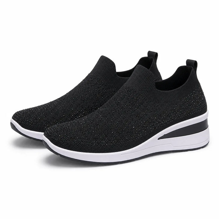 Selena Sock Sneakers - Color:Black;Size:36