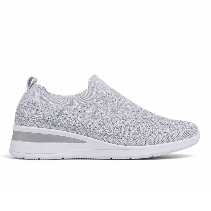 Women's Laurent Rhinestone Sock Sneakers
