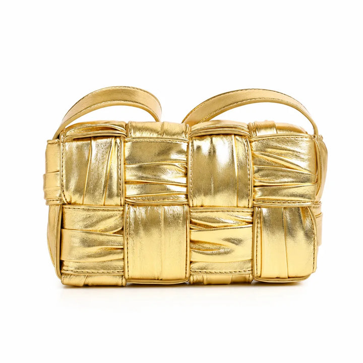 Serena Woven Pillow Bag (Copy) - Color:Yellow