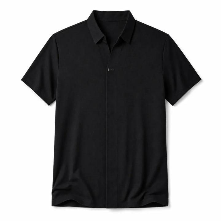 Sinclair Seamless Polo Shirt - Color:Black;Size:S