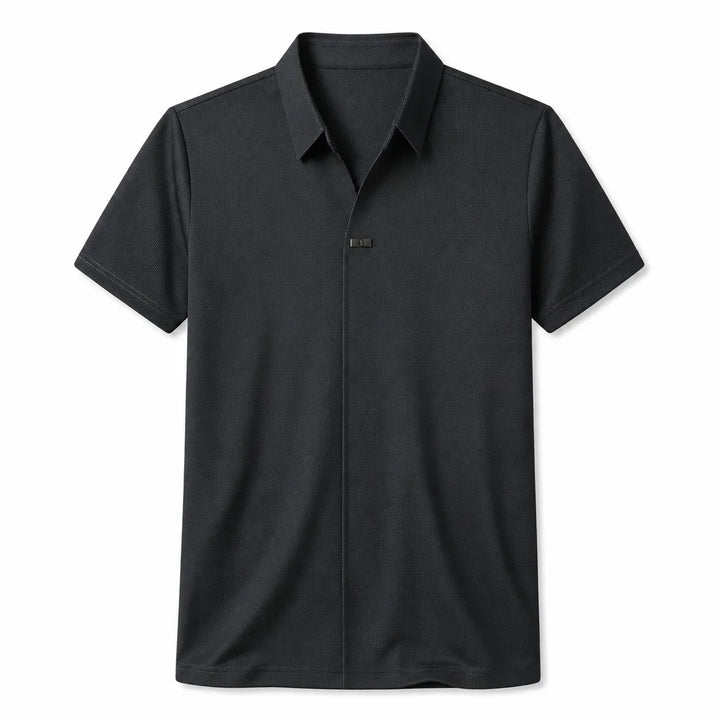 Sinclair Seamless Polo Shirt - Color:Dark Gray;Size:S