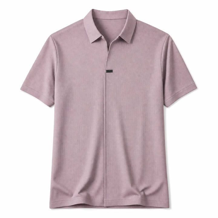 Sinclair Seamless Polo Shirt - Color:Pink;Size:S