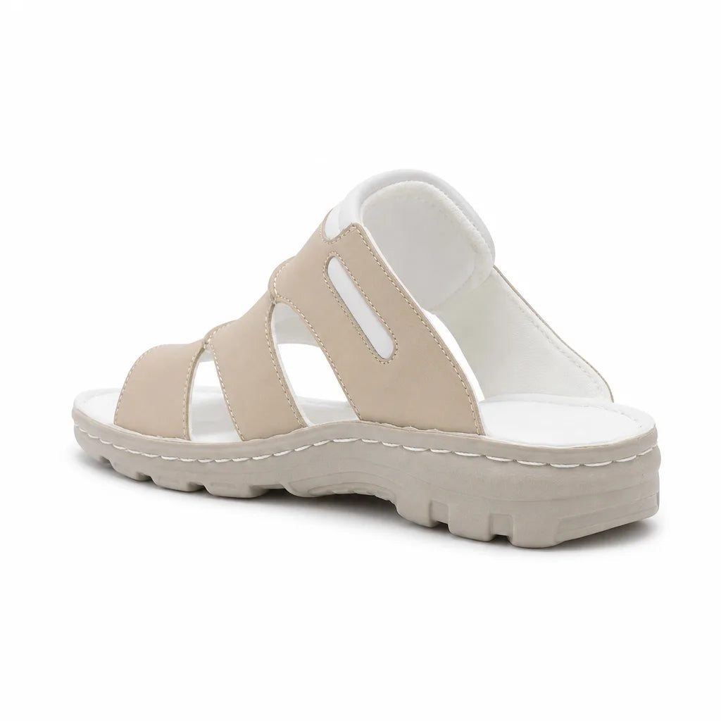 Men's White Stein Open Toe Sandals