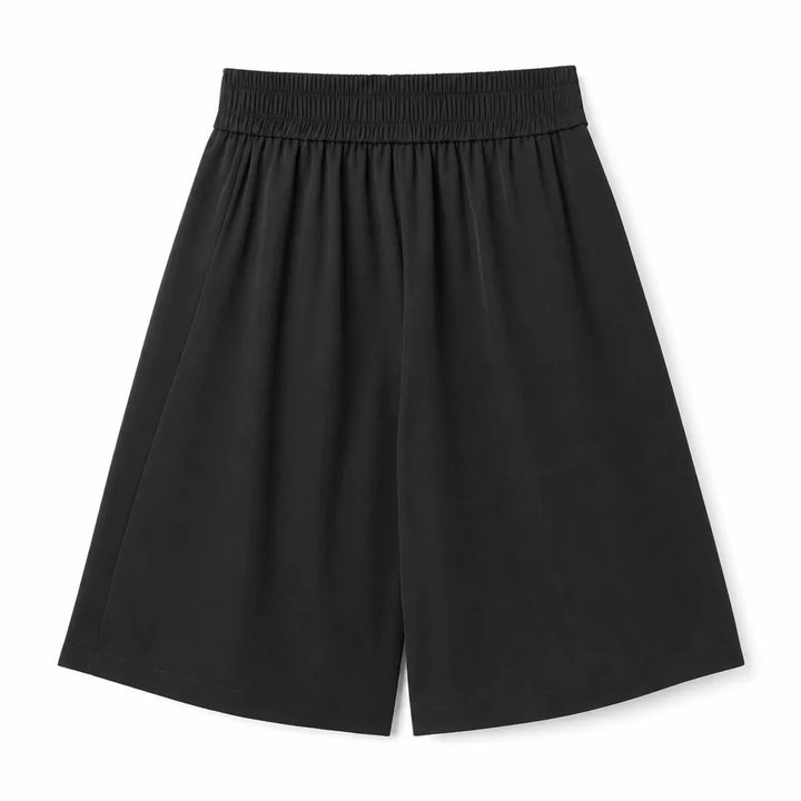 Stella Mid Waist Shorts - Color:Black;Size:S