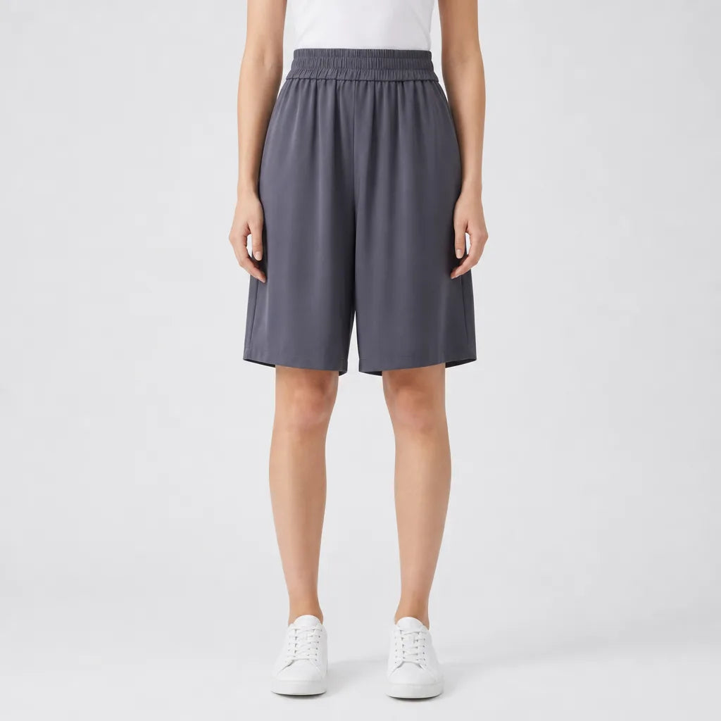 Women's Charcoal Grey Bradley Cooling Straight Shorts