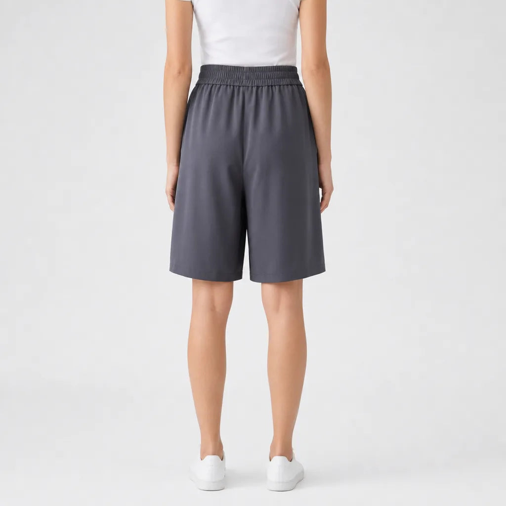 Women's Charcoal Grey Bradley Cooling Straight Shorts