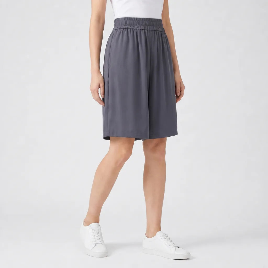Women's Charcoal Grey Bradley Cooling Straight Shorts
