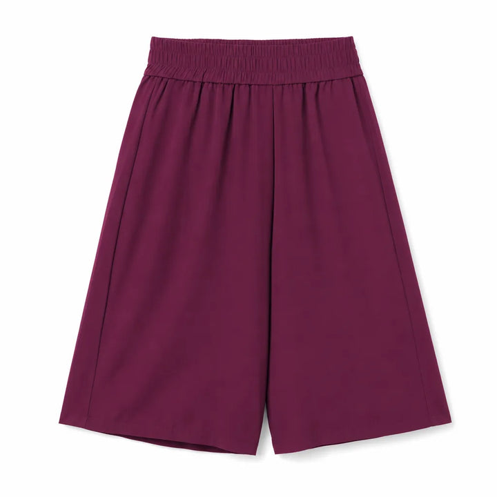 Stella Mid Waist Shorts - Color:Dragon Fruit;Size:S