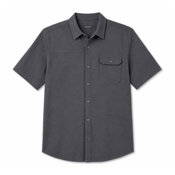 Stella Short-Sleeve Shirt - Color:Gray;Size:XS