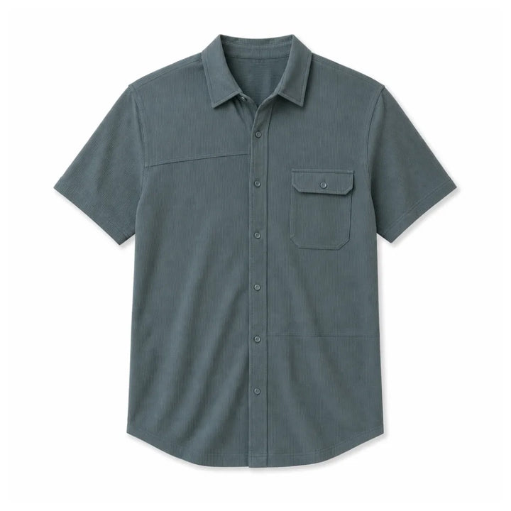 Stella Short-Sleeve Shirt - Color:Green;Size:XS