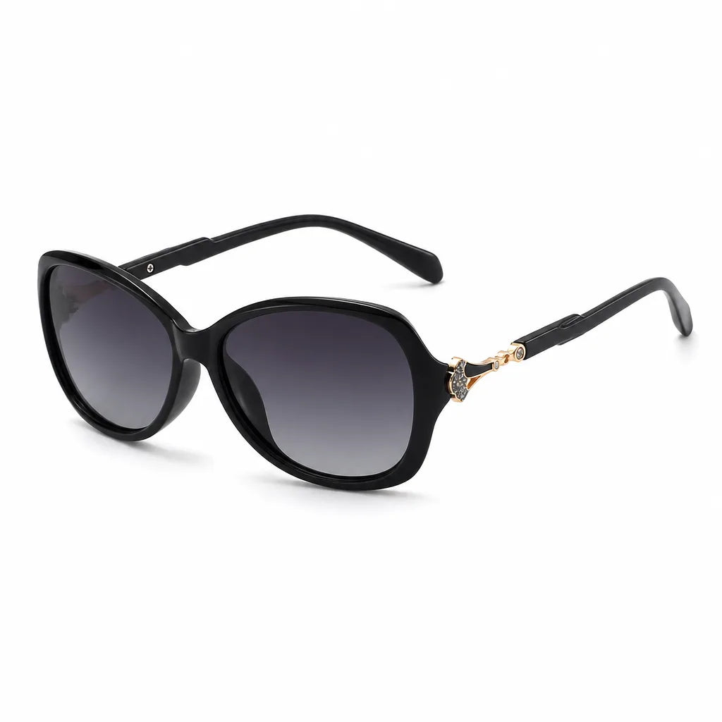 Stella Square Frame Shades - Color:Black