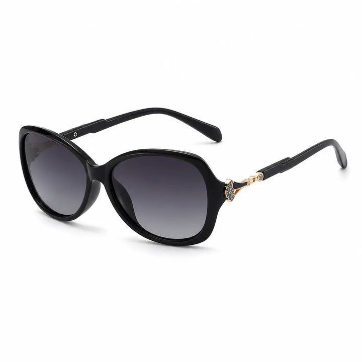 Stella Square Frame Shades - Color:Black