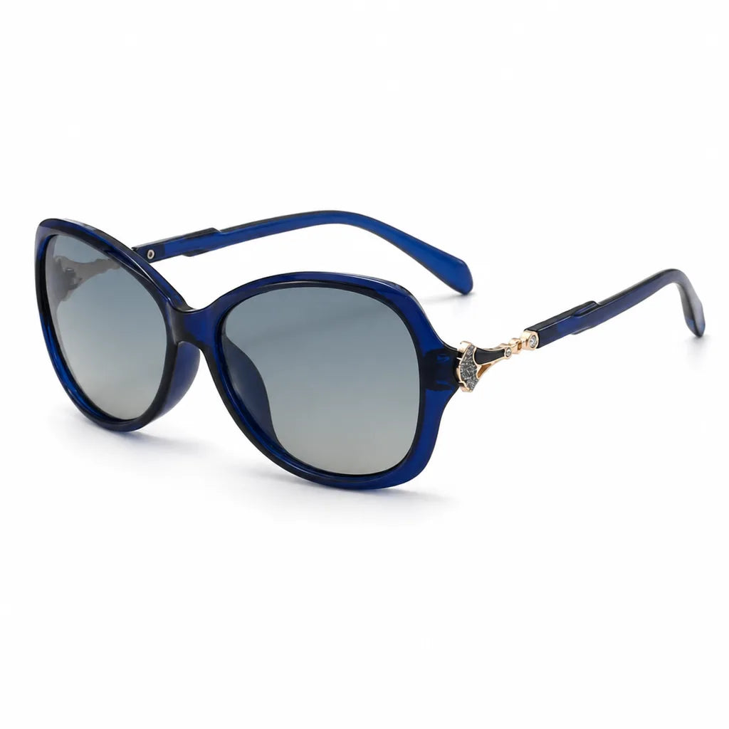 Stella Square Frame Shades - Color:Blue