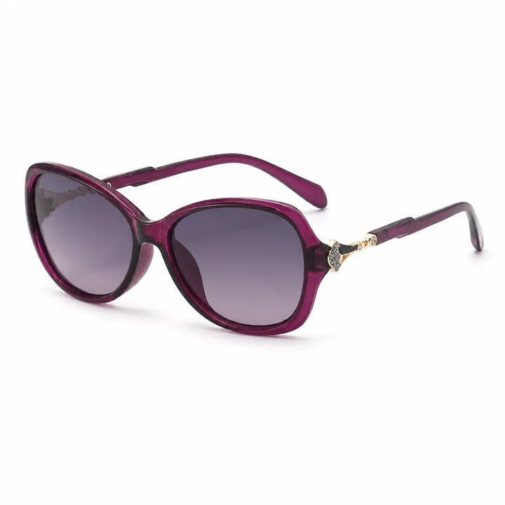 Stella Square Frame Shades - Color:Purple
