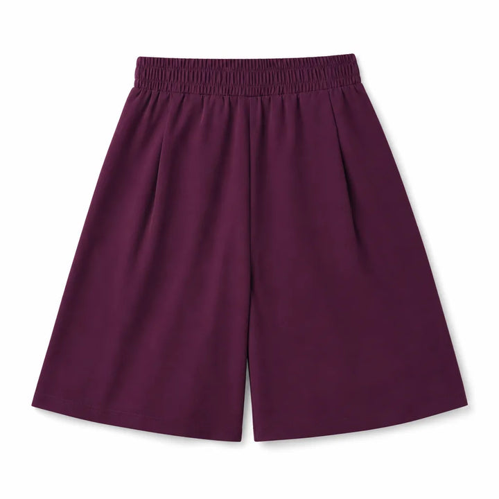 Stratton Flowy Bermuda Shorts - Color:Dragon Fruit;Size:M