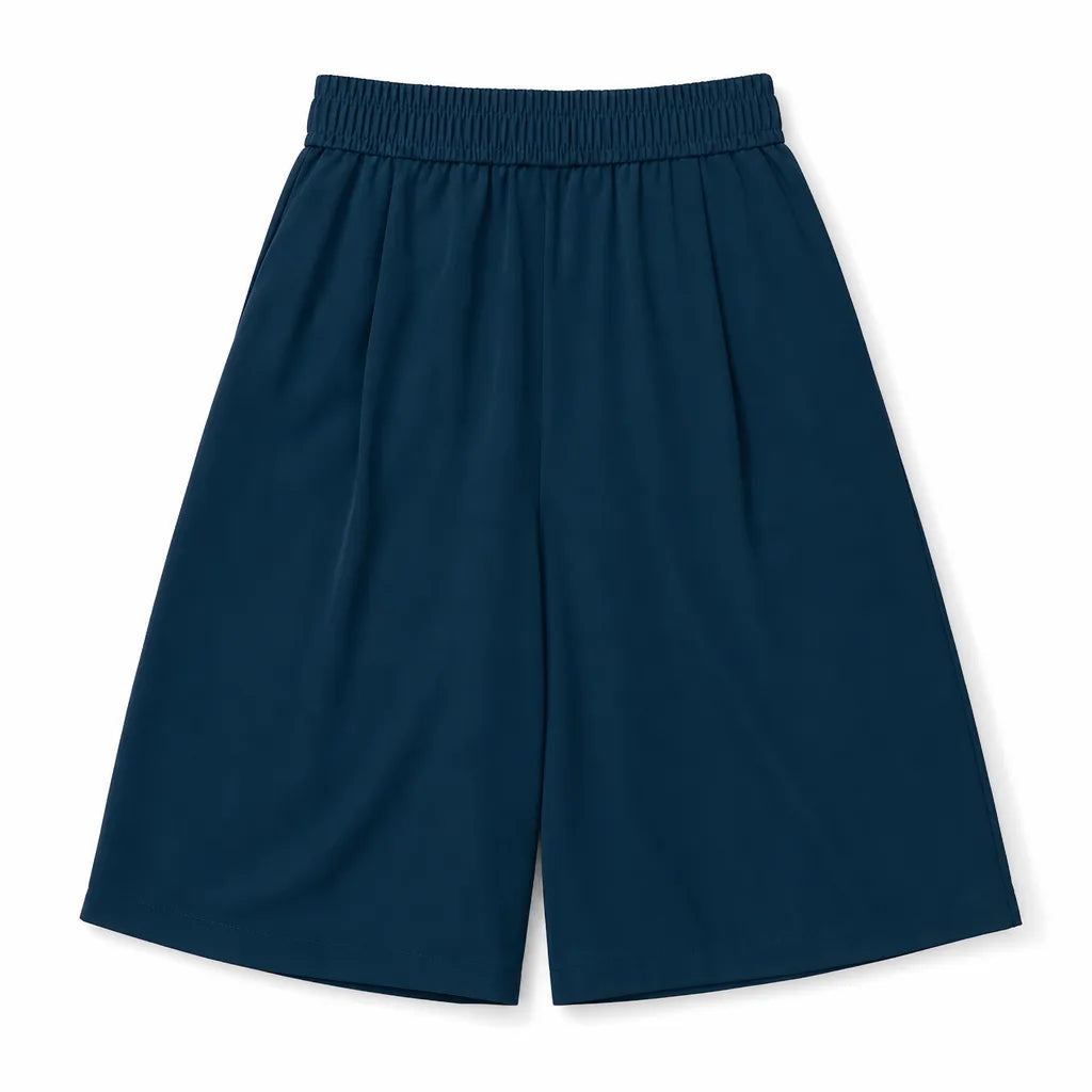 Stratton Flowy Bermuda Shorts - Color:Navy;Size:M
