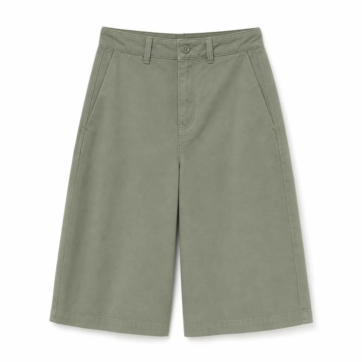 Thonny High Waist Utility Shorts - Color:Army Green;Size:S