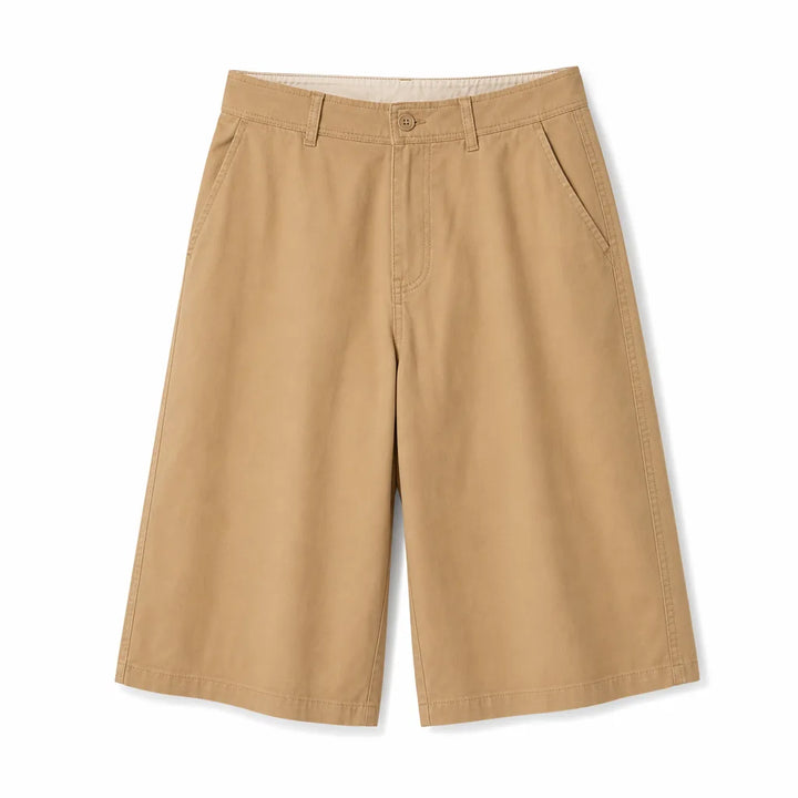Thonny High Waist Utility Shorts - Color:Dark Khaki;Size:S