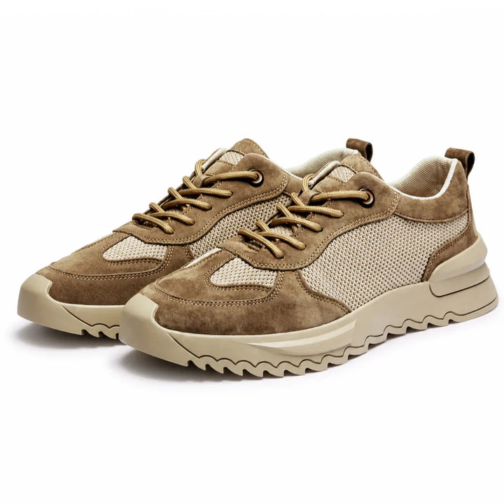 Men's Faraday Leather Mesh Sneakers