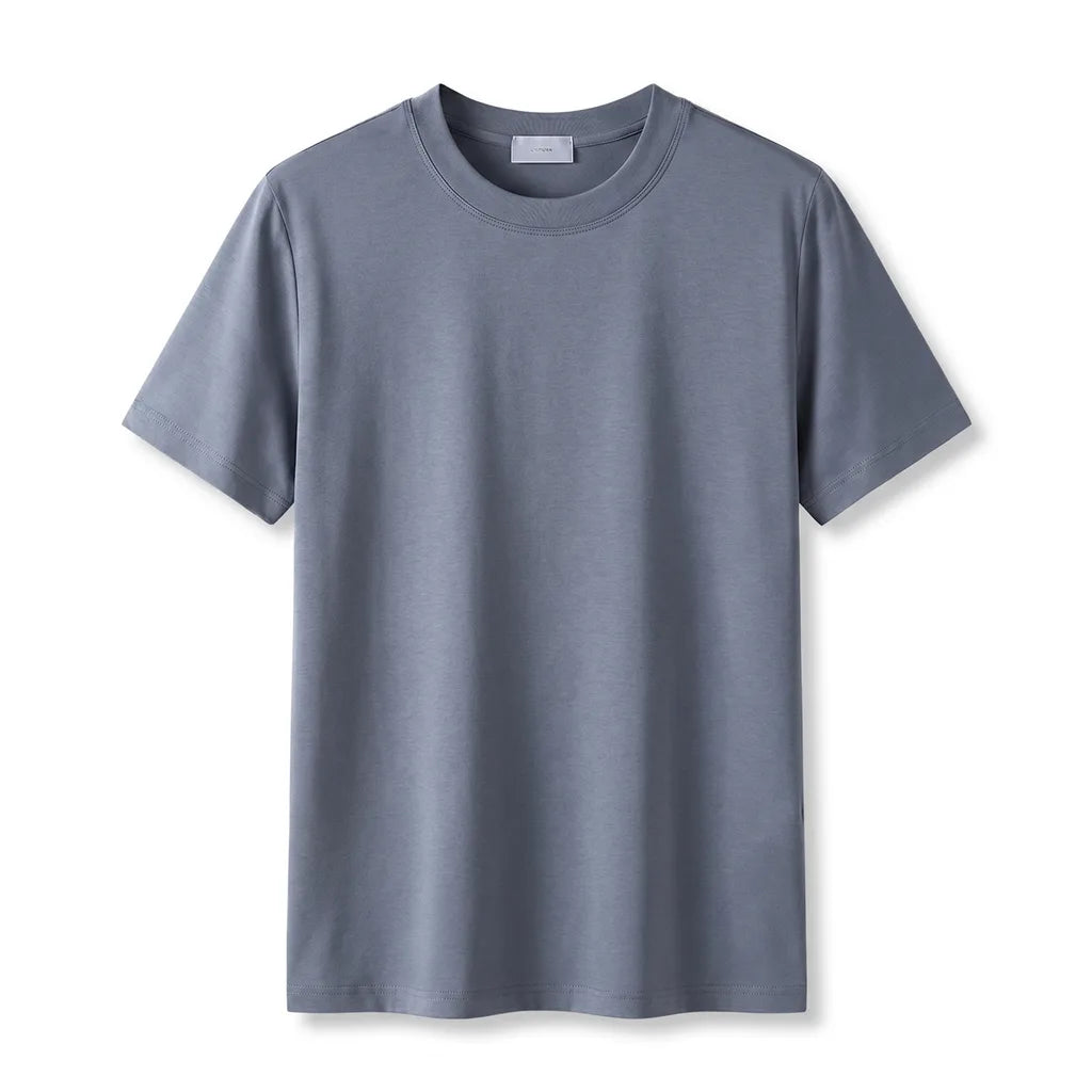 Tristan Silk Blend T-Shirt - Color:Gray;Size:S