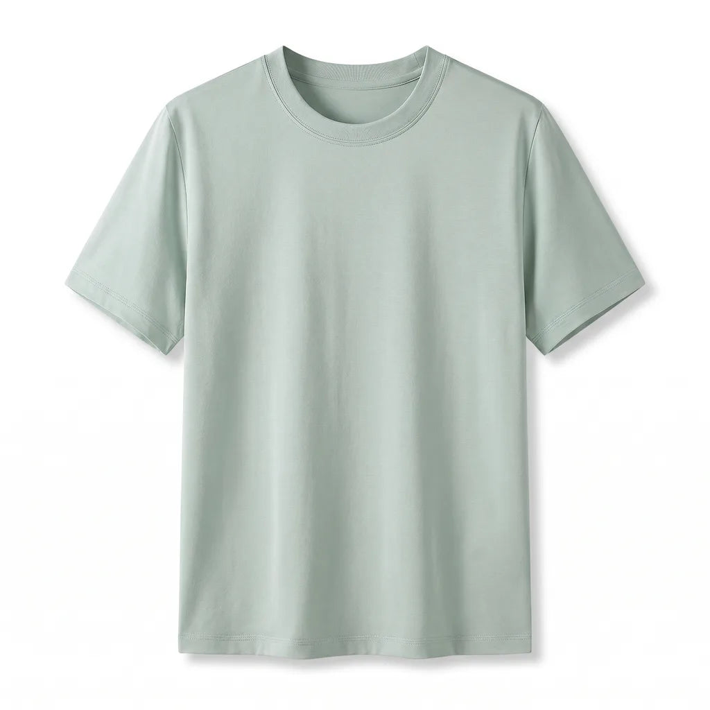 Tristan Silk Blend T-Shirt - Color:Light Green;Size:S