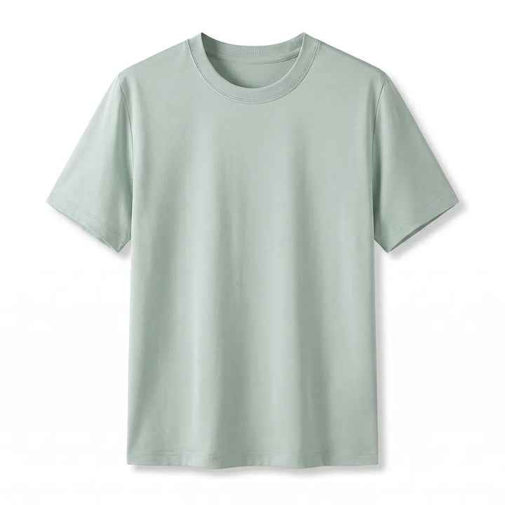 Tristan Silk Blend T-Shirt - Color:Light Green;Size:S