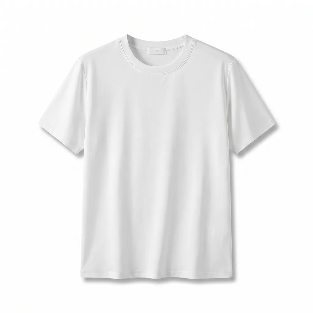 Tristan Silk Blend T-Shirt - Color:White;Size:S